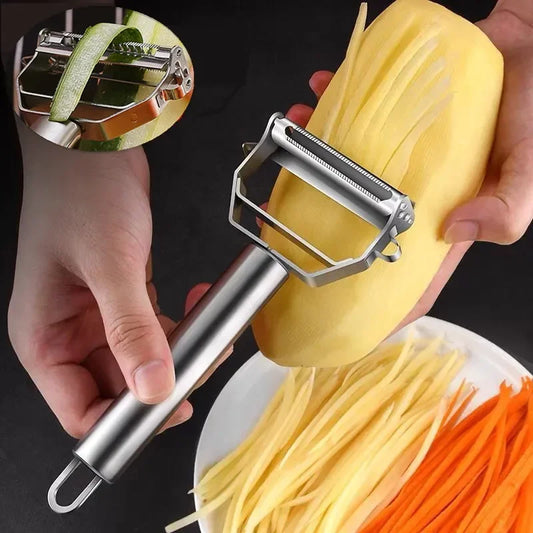 Multifunctional Kitchen Peeler Vegetable Fruit Peeler Stainless Steel