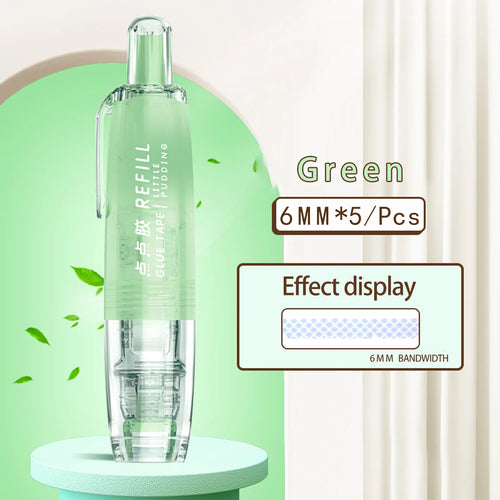 6-piece set Of Double-sided Adhesive Tape, Double-sided Tape Roller,