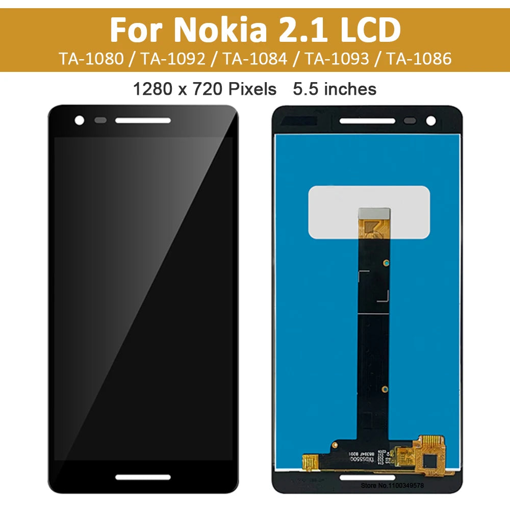 5.5" Display For Nokia 2.1 TA-1080 TA-1084 A-1086 TA-1092 LCD Display