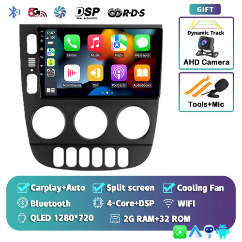 Android 14 Carplay Auto 2K Screen Car Radio Multimedia Player