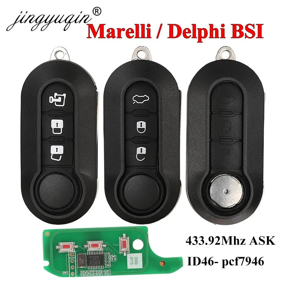 Delphi & Marelli Car Remote Key For Fiat MPV Bravo/Ducato 500 Doblo