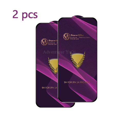 2pcs Premium Tempered Glass For iPhone 16 15 14 13 12 11 Screen