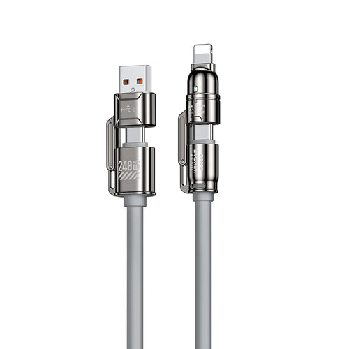 4-in-1 Kirsite Cable 240W Super Fast Charging Multiple Functions for