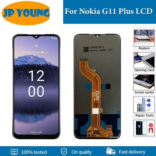 6.52" Original For Nokia G11 Plus LCD Display Touch Screen Digitizer