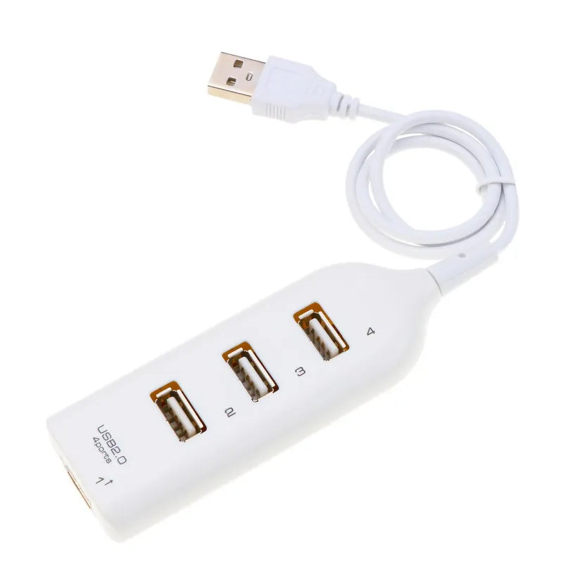 High Speed USB Hub 4 Port USB 2.0 with Cable Mini USB Splitter Hub Use