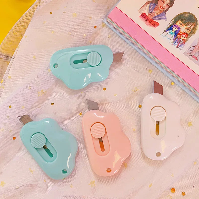 Mini Cloud Art Knife Extendable And Portable Paper Cutting Knife Cute