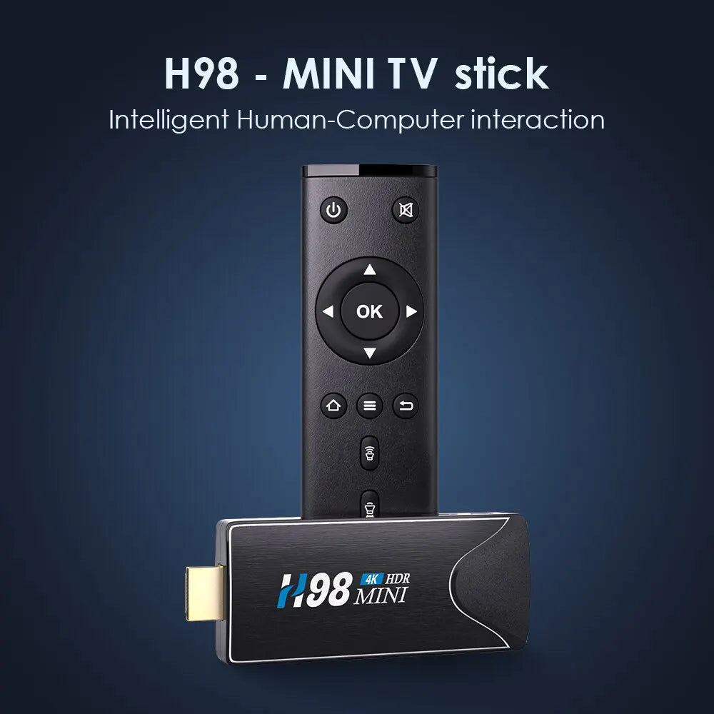 HONGTOP Mini TV Stick Android 10 4K HD 2G 16G TV Box 2.4G 5G Dual Wifi