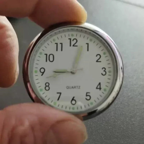 Luminous Car Clock Automobiles Internal Stick-On Watch Mechanics