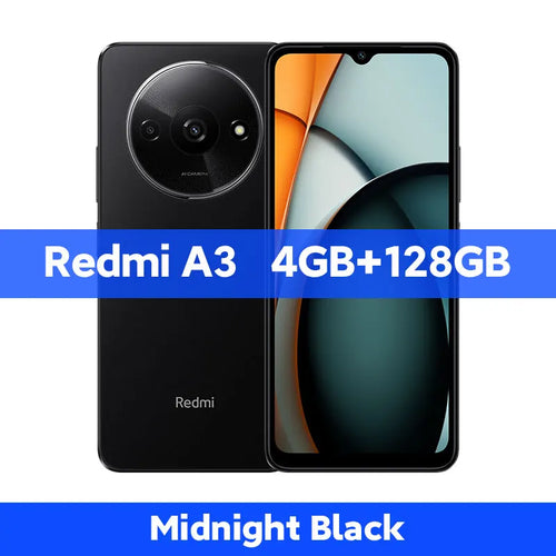 Global Version Xiaomi Redmi A3 Smartphone 64GB / 128GB ROM 6.71" Dot