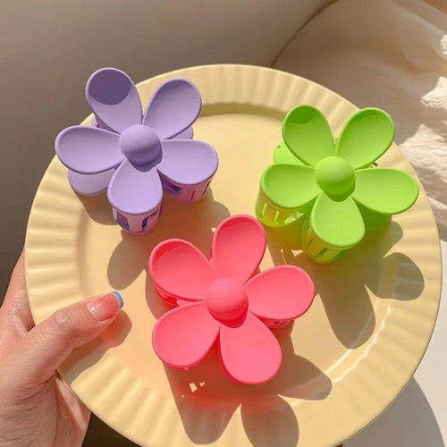 Large Flower Claw Clips For Women Fashion Hair Claw Hair Clamps Girls