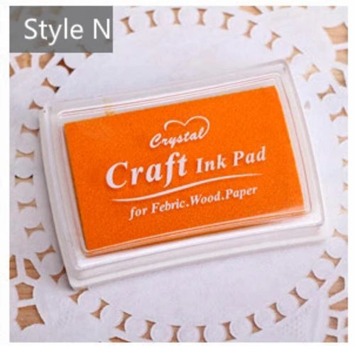 Mr Paper 15 Colors Inkpad Handmade DIY Craft Oil Based Ink Pad for