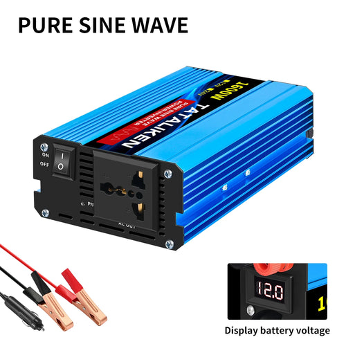 Pure Sine Wave Inverter 1000W-4000W DC 12V/24V to AC 220V 50hz Power