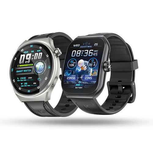 KUMI KU7 Smartwatches 1.96" Amoled 100+Sport Modes NFC IP68 Waterproof