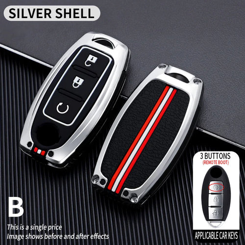 Key Fob Cover with Keychain Lanyard for Nissan Altima Sentra Maxima