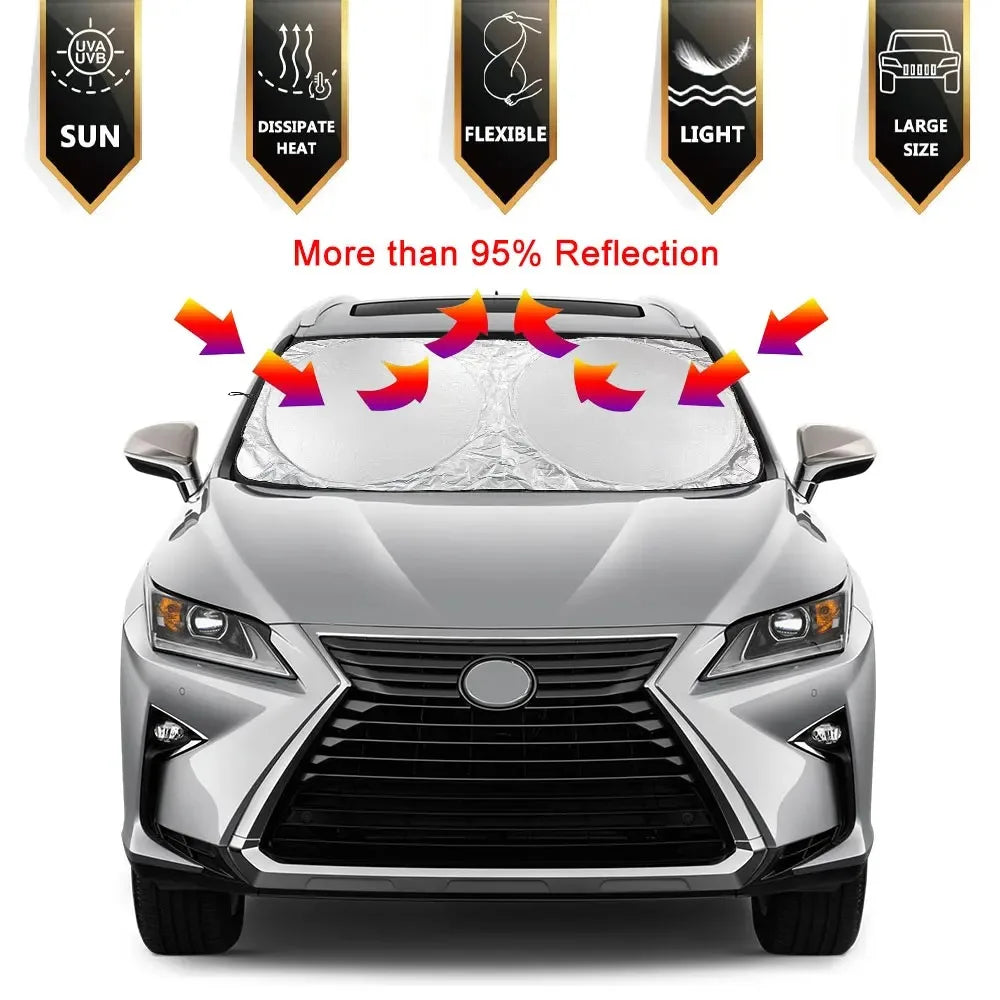 UV Protection Umbrella for Car Glass Car Sunshade Summer Car