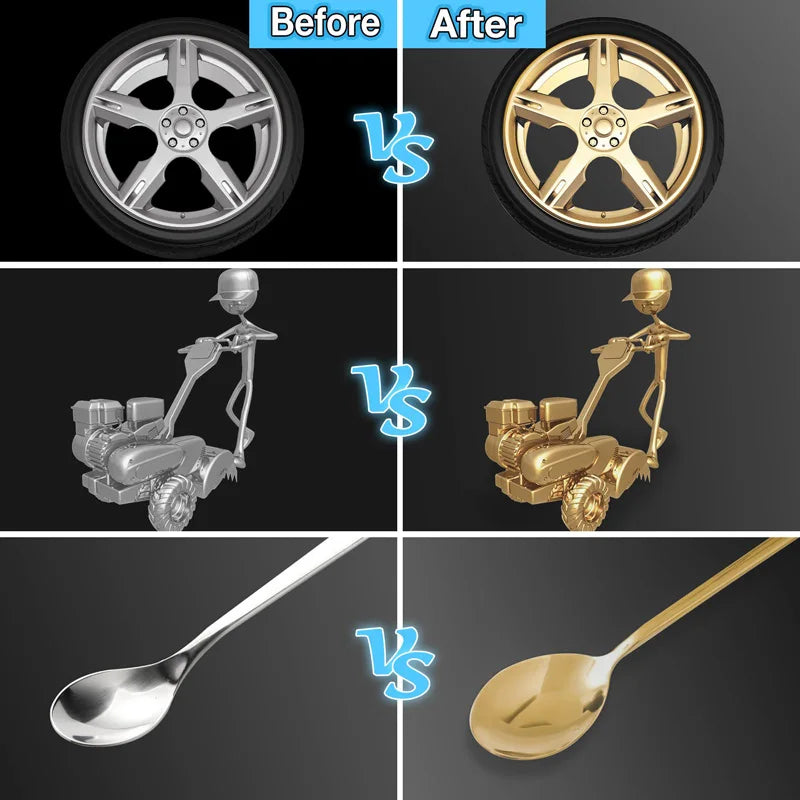 3/2/1pcs Chrome Mirror Marker Pen 2mm DIY Reflective Paint Pen