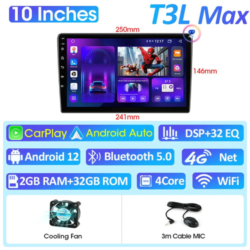 Vtopek 7 9 10 Inch Android 12 4G Car Radio For Toyota VW Kia Nissan