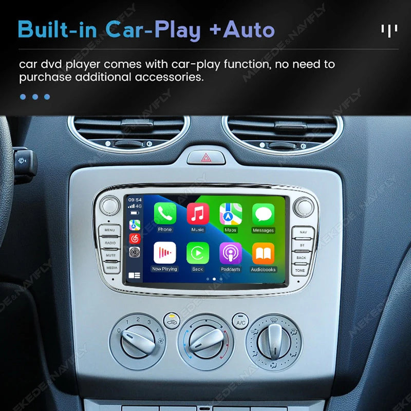 MEKEDE Android WIFI GPS Screen For Ford Focus 2 3 4 mk2 Kuga Mondeo