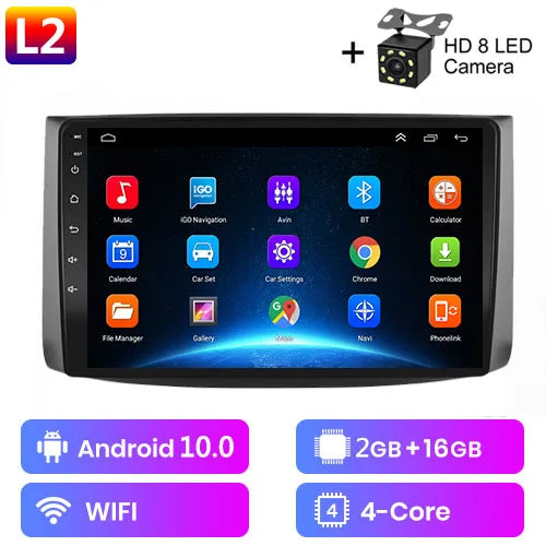 4G+64G Android10.0 For Chevrolet AVEO T250 2006 - 2012 car radio 2 din