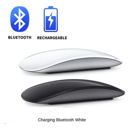 Bluetooth Wireless Mouse Silent Rechargeable Laser Computer Mouse Slim