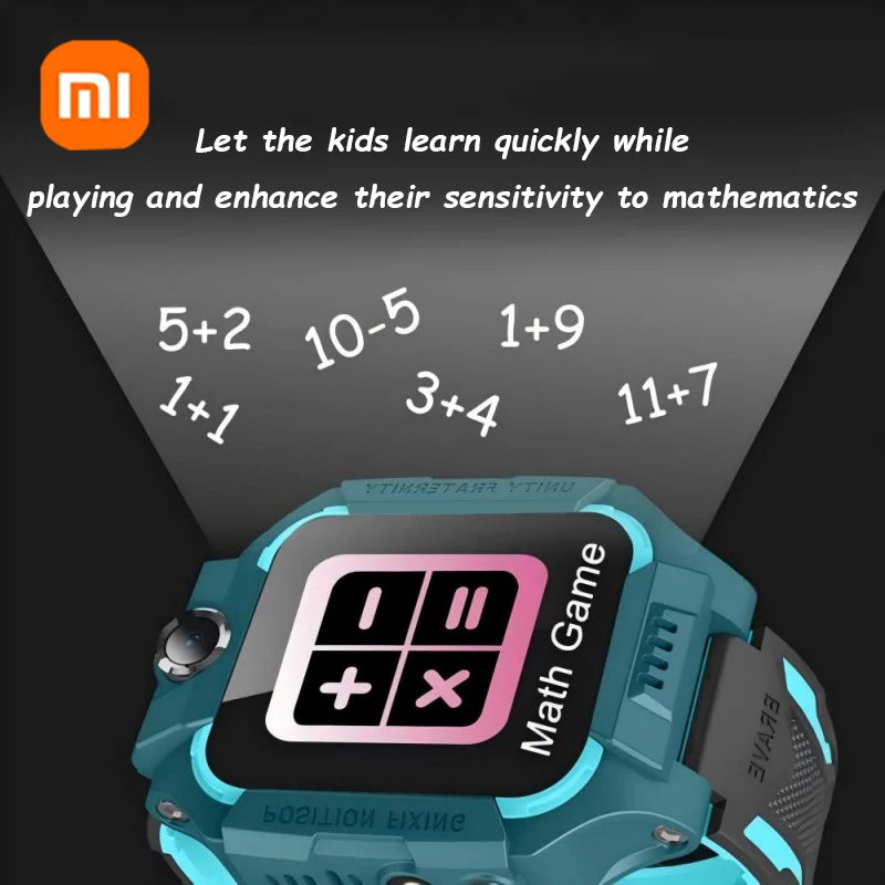 XIAOMI Kids SmartWatch 4G WIFI SOS Phone Watch With Sim Card IP67