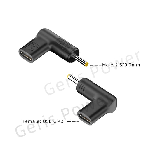 PD 100W Type C to Universal Laptop Charger Converter for Asus Lenovo