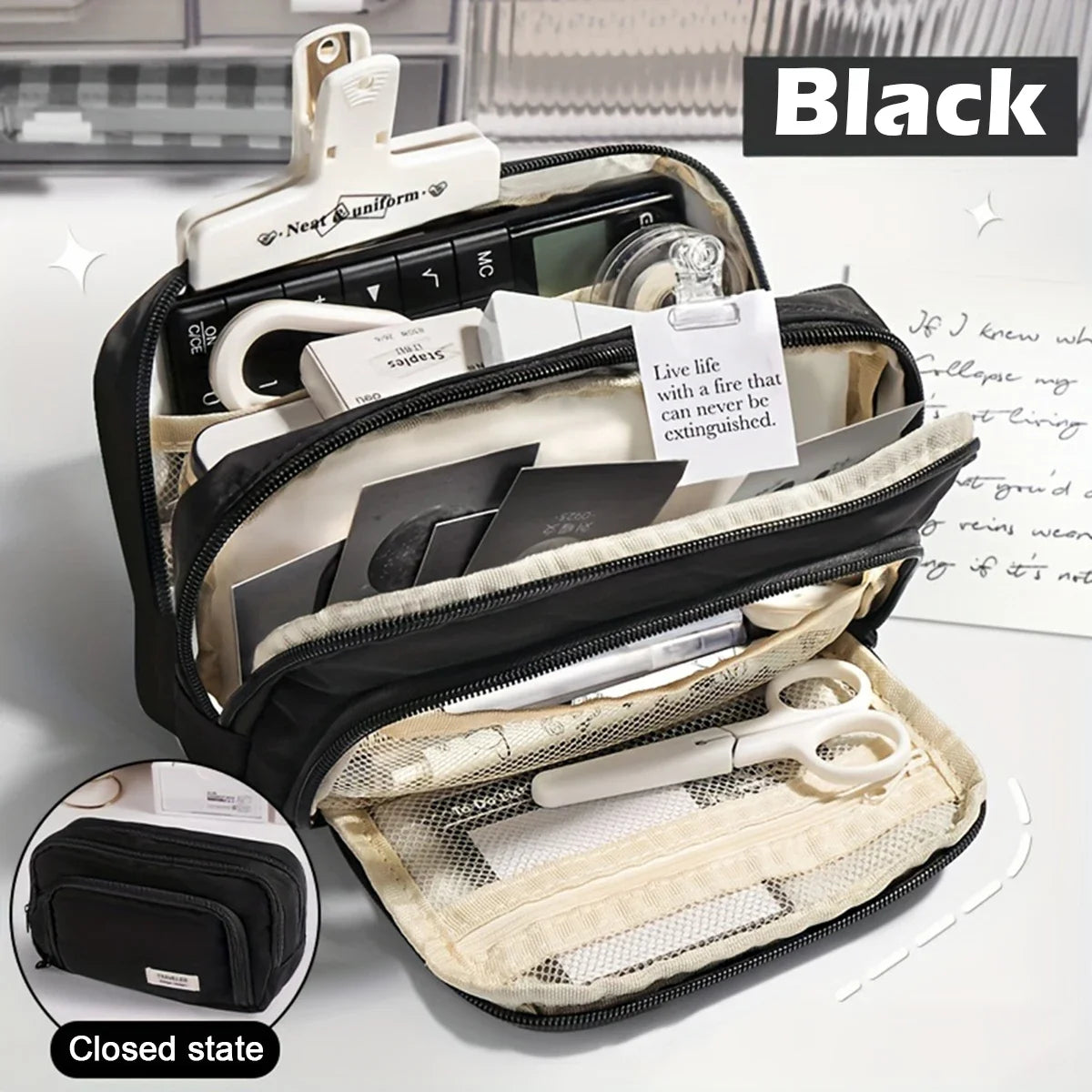 A Large-capacity Multi-layer Pencil Case, A Simple Multi-purpose