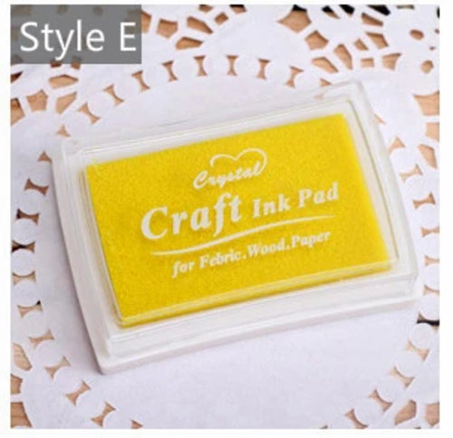 Mr Paper 15 Colors Inkpad Handmade DIY Craft Oil Based Ink Pad for