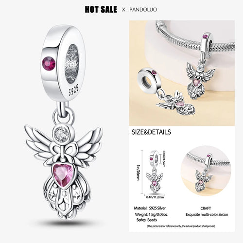 Sterling Silver 925 Devil Eye Charm Owl Miracle Beads Suitable for