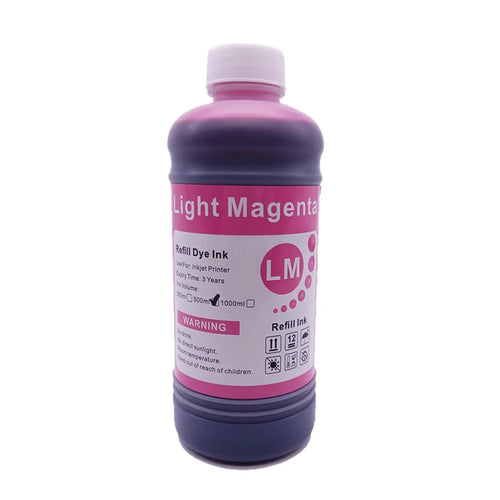 500ML Universal BK C M Y Refill Dye Based Ink Large Capacity Use For