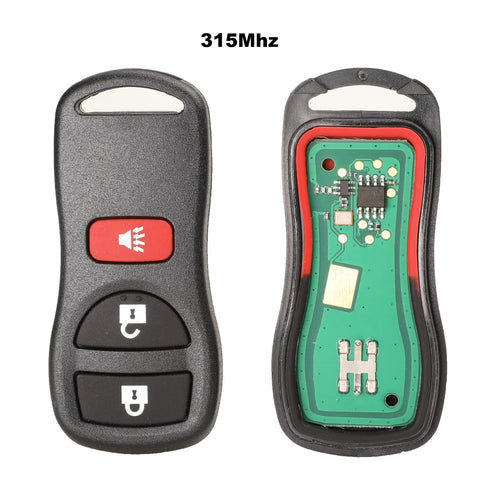 jingyuqin 315/433MHZ 3/4 Buttons Car Entry Remote Key For