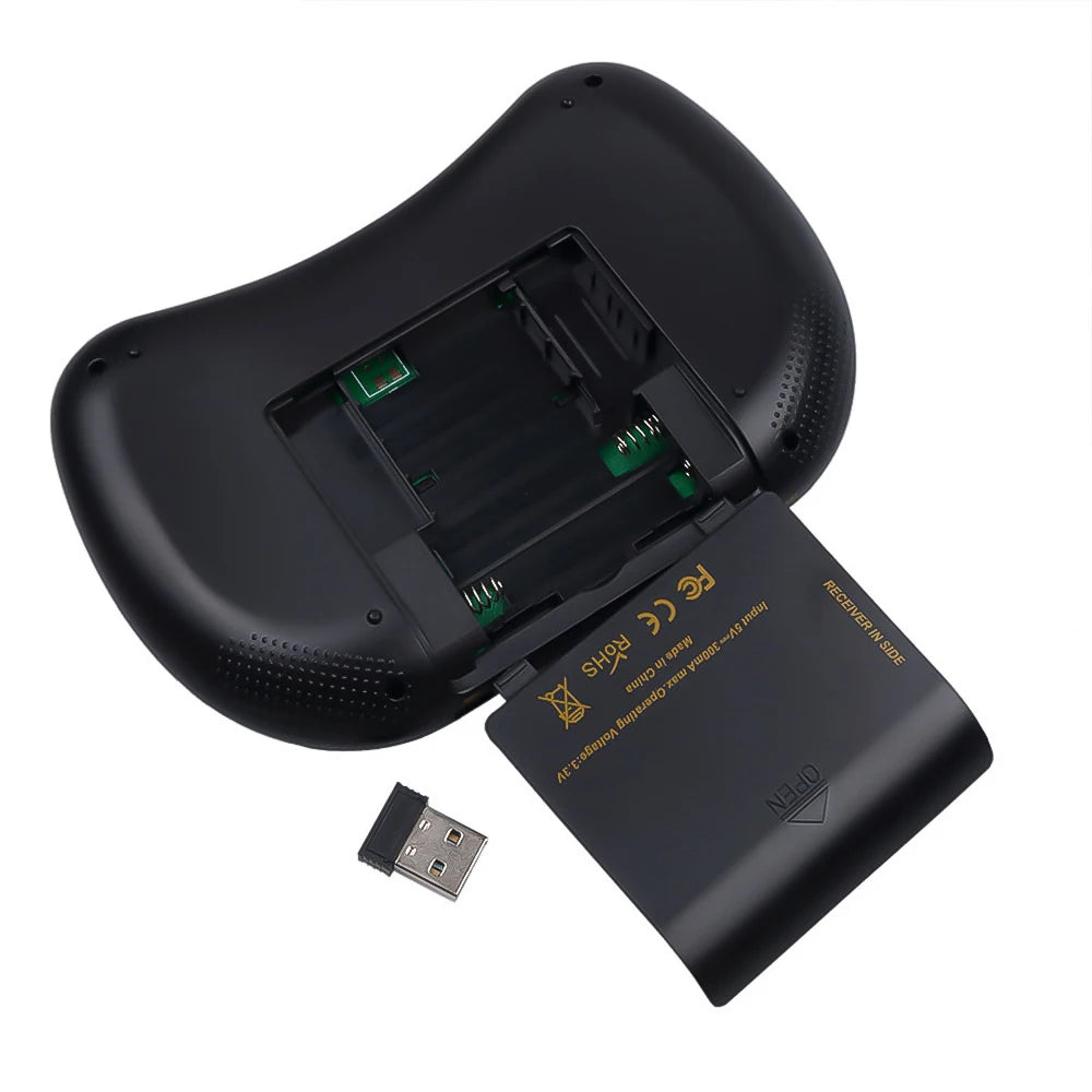 3-Color Backlit I8 Mini Wireless Keyboard 2.4GHz Air Mouse English