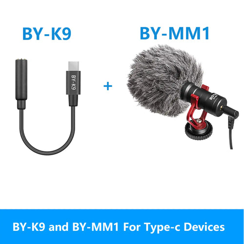 BOYA BY-MM1 Professional Cardioid Shotgun Microphone for iPhone
