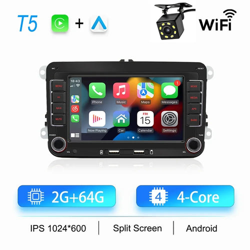 2Din Car Radio Android for Volkswagen Golf 5 6 Polo Passat B6 B7 CC