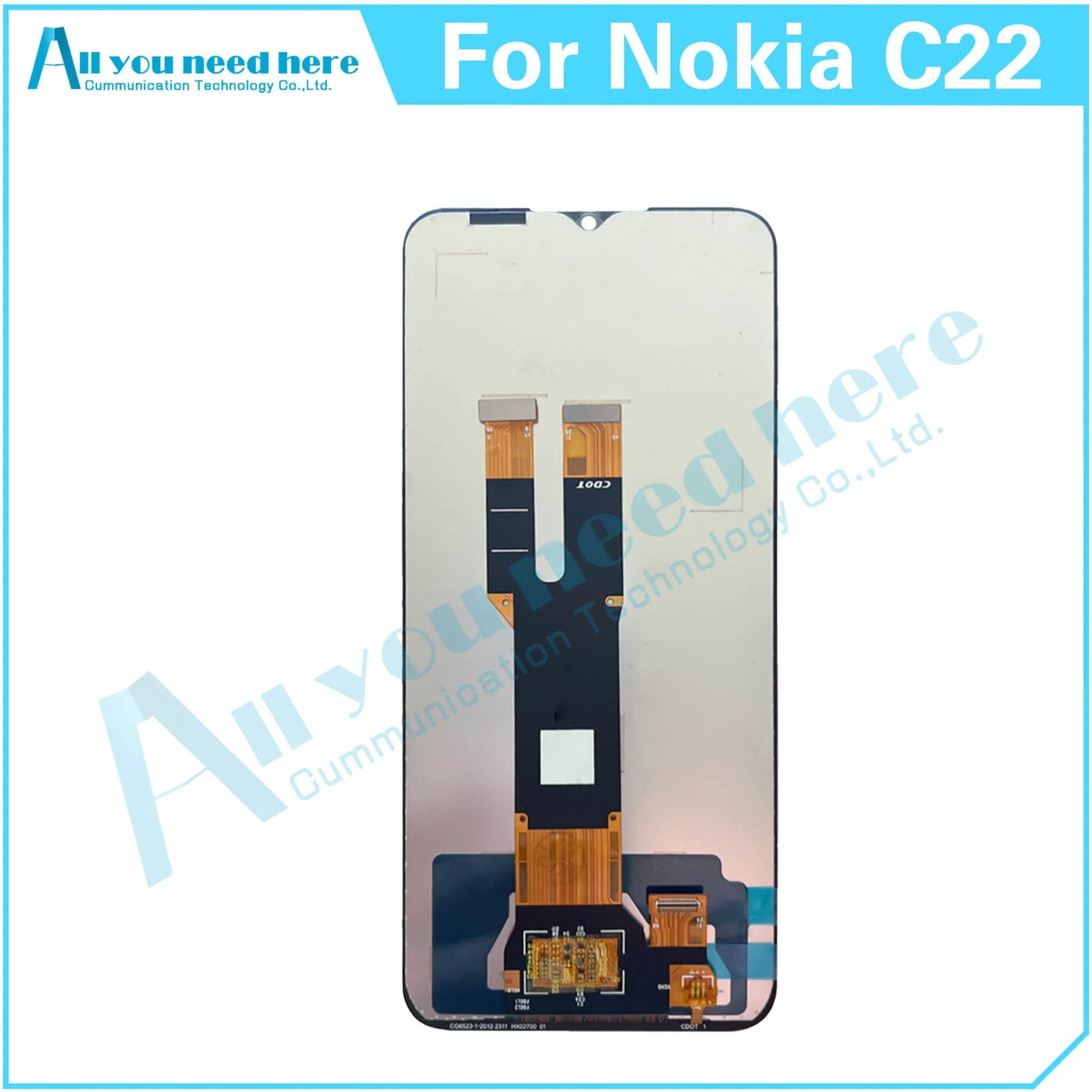 100% Test For Nokia C22 LCD Display Touch Screen Digitizer Assembly