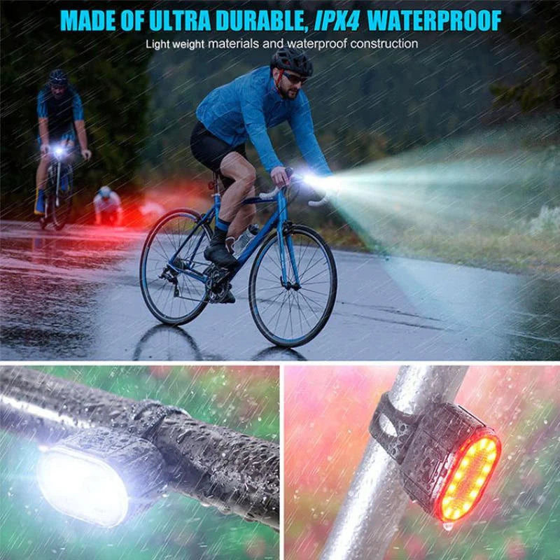 Cycling Taillight Headlight Bicycle Lights Bike Safety Warning Light
