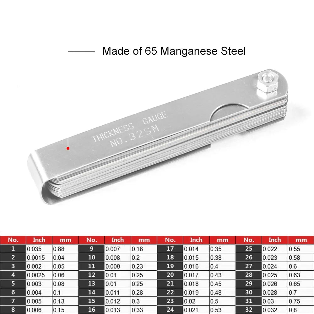 Car Spark Plug Gap Tool Spark Plug Caliper With Feeler Gauge Gap