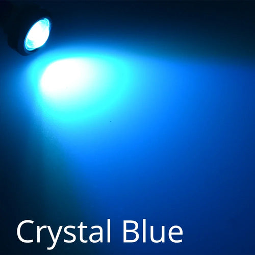 2Pcs Drl 18MM Car Eagle Eye Silver Shell DRL Led Daytime Running