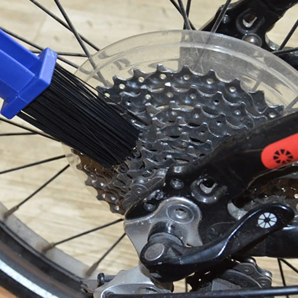 Motorcycle Chain Brush Cleaner Plastic Bike Bicycle Moto Brush Cycling