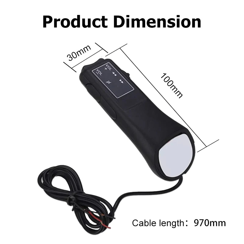 Universal Car Steering Wheel Buttons Multi-functional Remote