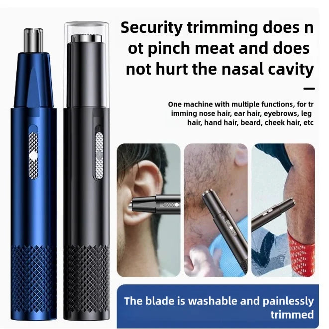 Adult Electric Nose Hair Trimmer Ear Hair Nose Hair Black Trimmer