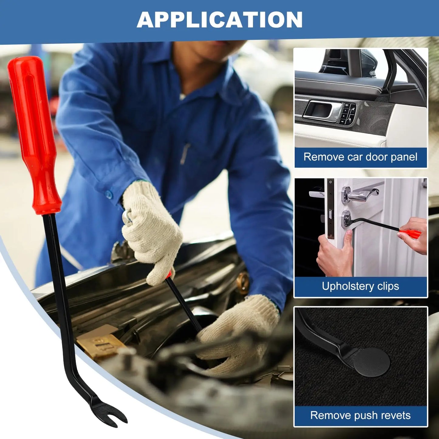 620/100PCS Car Fastening Clip Kit Rivet Cip Panel Decoration Body Push