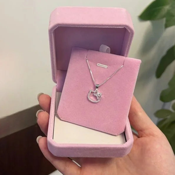 Kawaii Hello Kitty Sanrio Anime Clavicle Chain Pendant Necklace