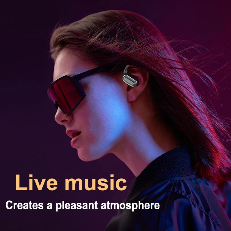 Ai Translation Touch Color Screen Ear-Hanging Earphones Bluetooth