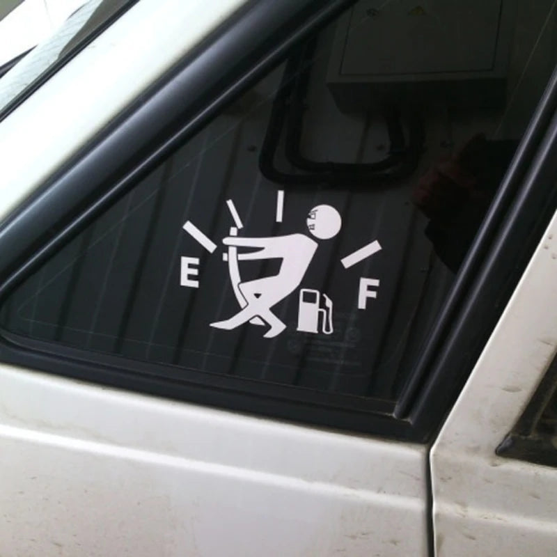 Fuel Tank Cap Sticker, Personalized Car Sticker, Funny Fuel Explosion