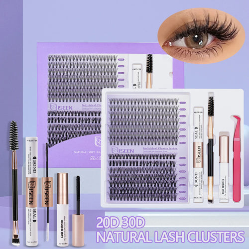 DIY Lash Extension Mix Styles Lash Clusters Individual with Bond&Seal