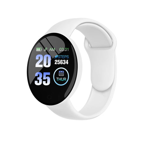 New D18 Smart Watch Men Women Smartwatch Heart Rate Blood Pressure