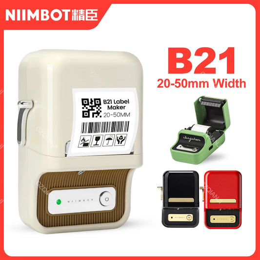 Niimbot B21 Label Sticker Printer Portable Thermal Wireless Bluetooth