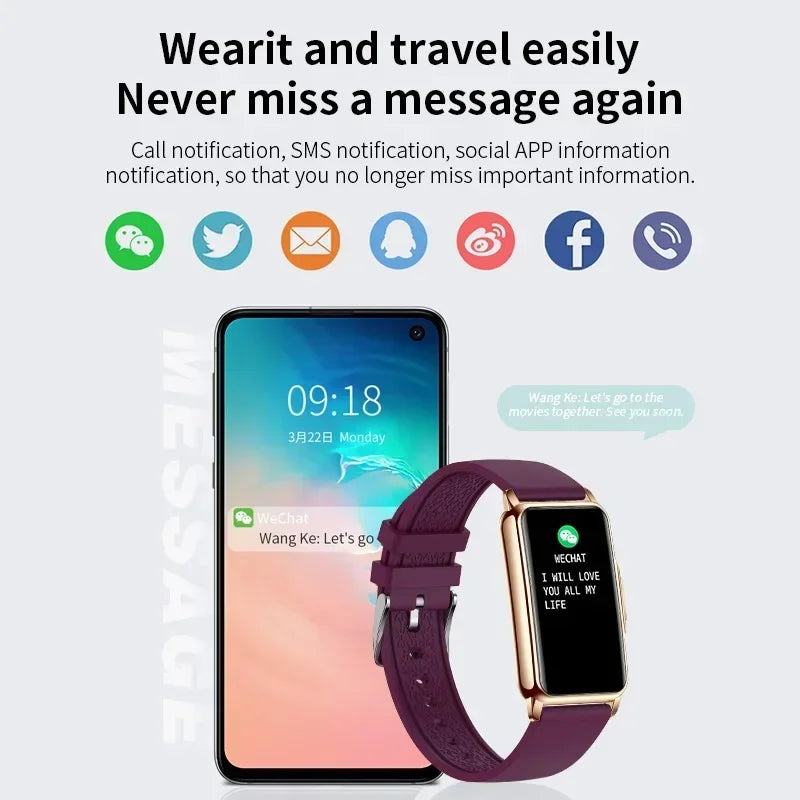 Xiaomi Smart Watch Women Men Bluetooth Connected Phone Music Fitness