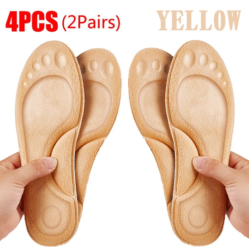 PU Feet Sole Soft Orthopedic Sport Insoles for Breathable Shock